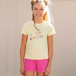 Girls Short Sleeve Graphic Tee