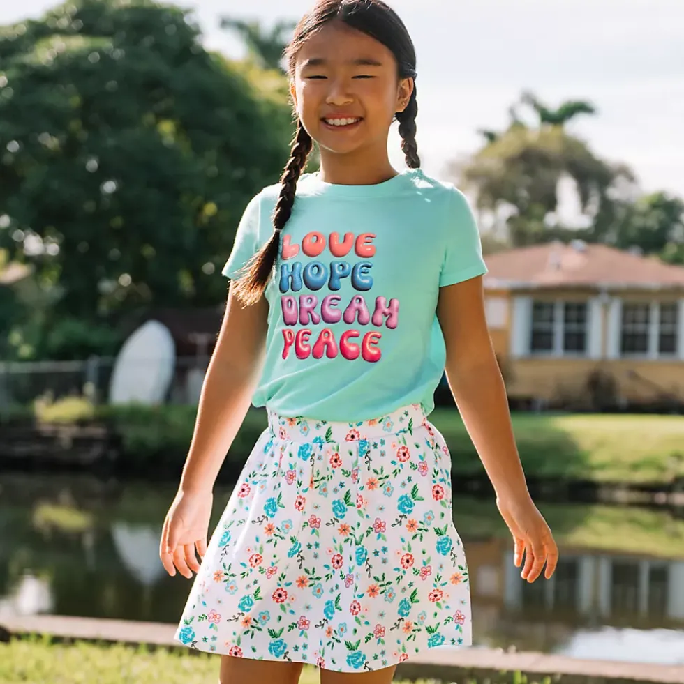 Girls Short Sleeve Graphic Tee