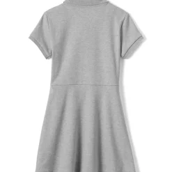 Girls Short Sleeve Interlock Polo Dress