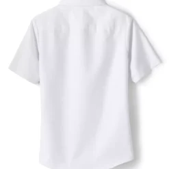 Girls Short Sleeve Oxford Dress Shirt