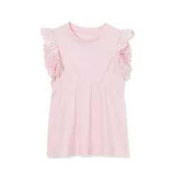 Girls Short Sleeve Peplum Top