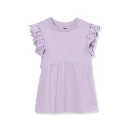 Girls Short Sleeve Peplum Top