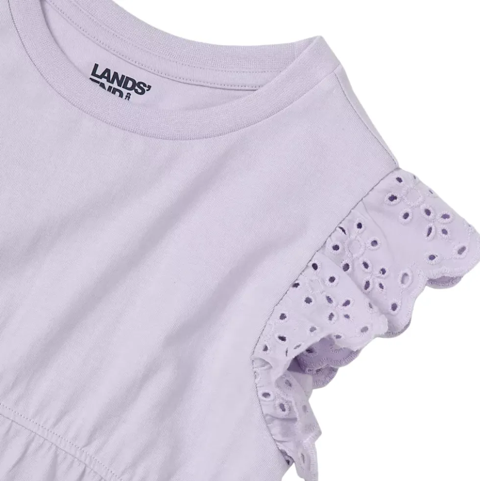 Girls Short Sleeve Peplum Top
