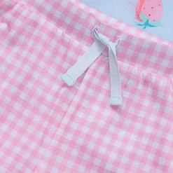Girls Short Sleeve Tee and Shorts Pajama Set