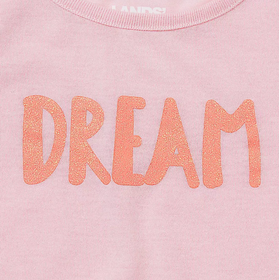 Girls Short Sleeve Tee and Shorts Pajama Set