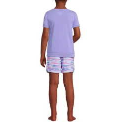 Girls Short Sleeve Tee and Shorts Pajama Set