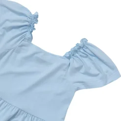 Girls Short Sleeve Tiered Tunic Top