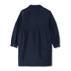 Girls 3/4 Sleeve Corduroy Shirt Dress