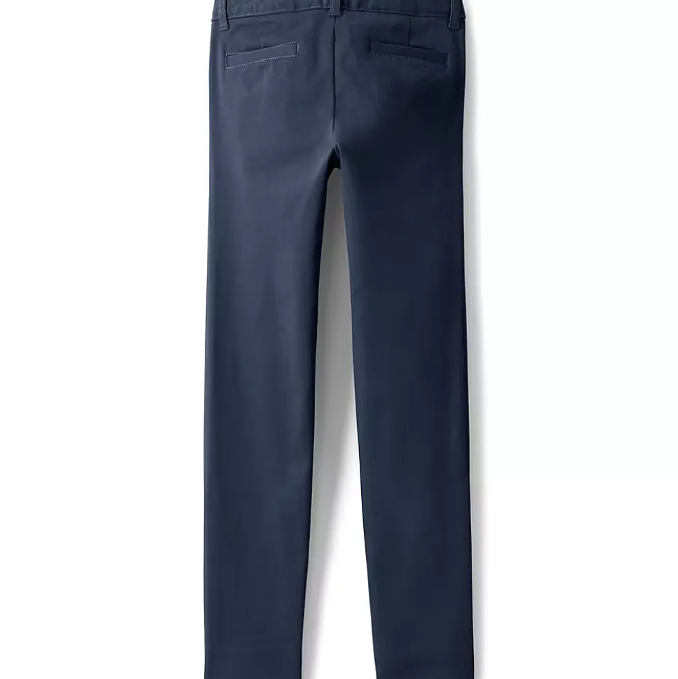 Girls Slim Fit Stretch Chino Pants