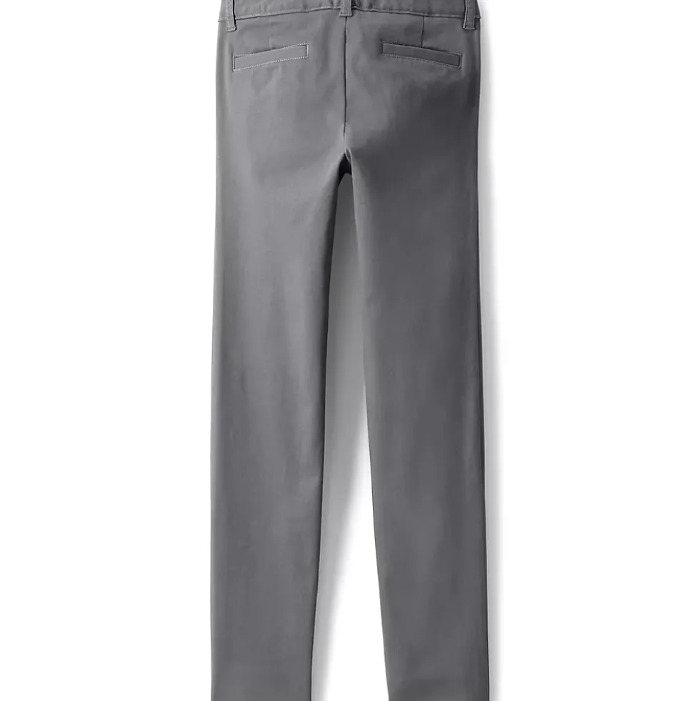 Girls Slim Fit Stretch Chino Pants