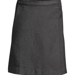 Girls Solid A-line Skirt Below the Knee