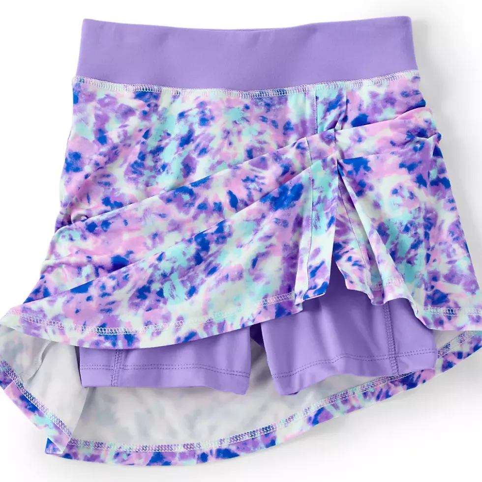 Girls Split Hem Active Skort