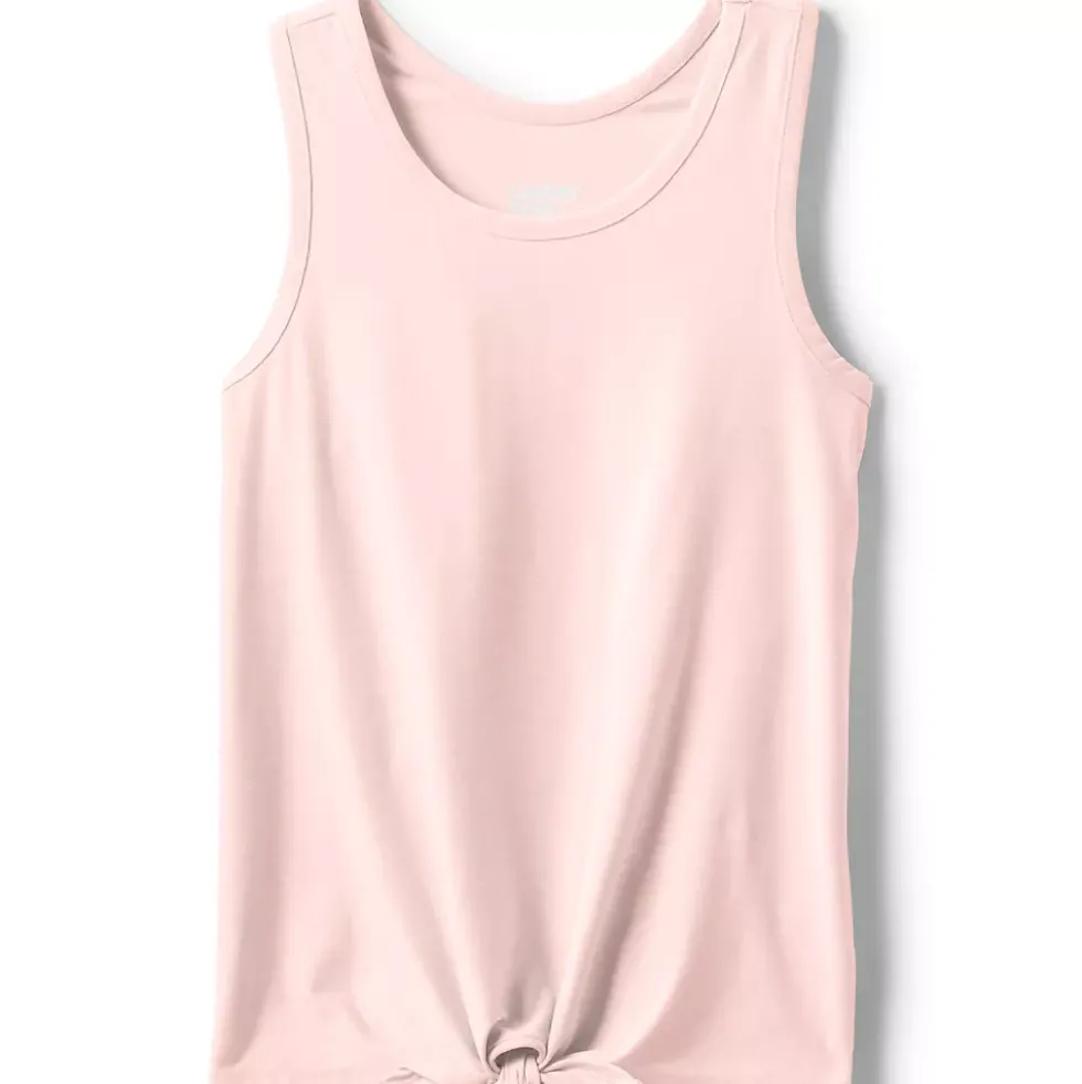 Girls Tie Back Active Tank