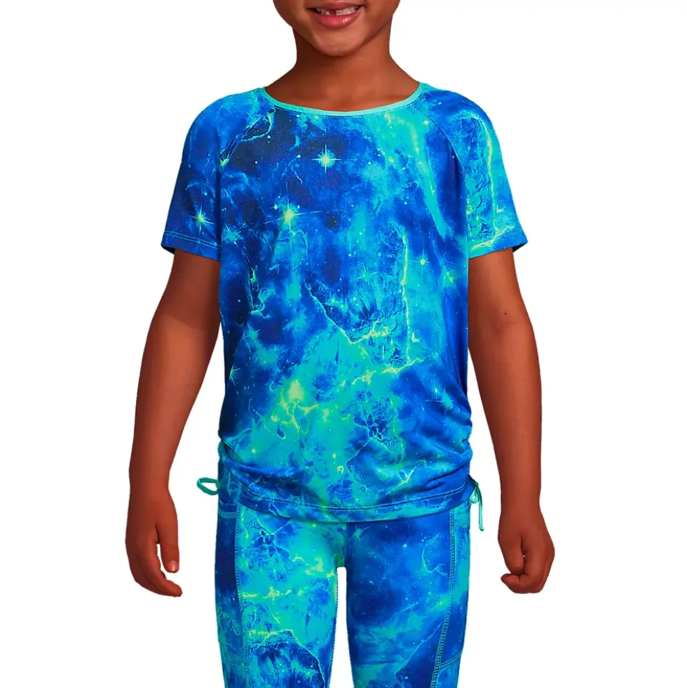 Girls Tie Hem Active Tee