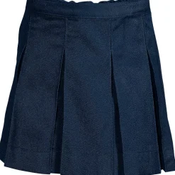 Girls Top of Knee Box Pleat Skirt
