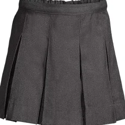 Girls Top of Knee Box Pleat Skirt