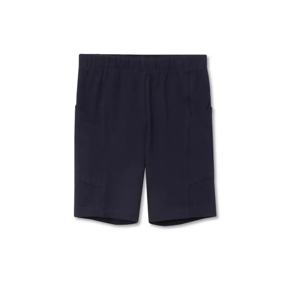 Girls Tough Cotton Bike Short with Pockets