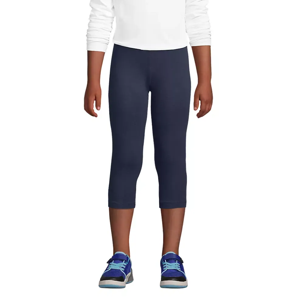 Girls Tough Cotton Capri Leggings