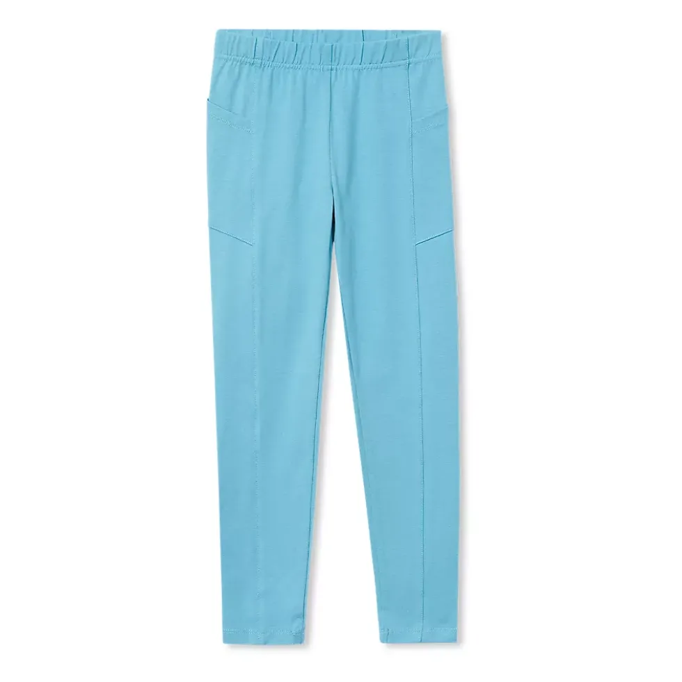 Girls Tough Cotton Legging with Pocket
