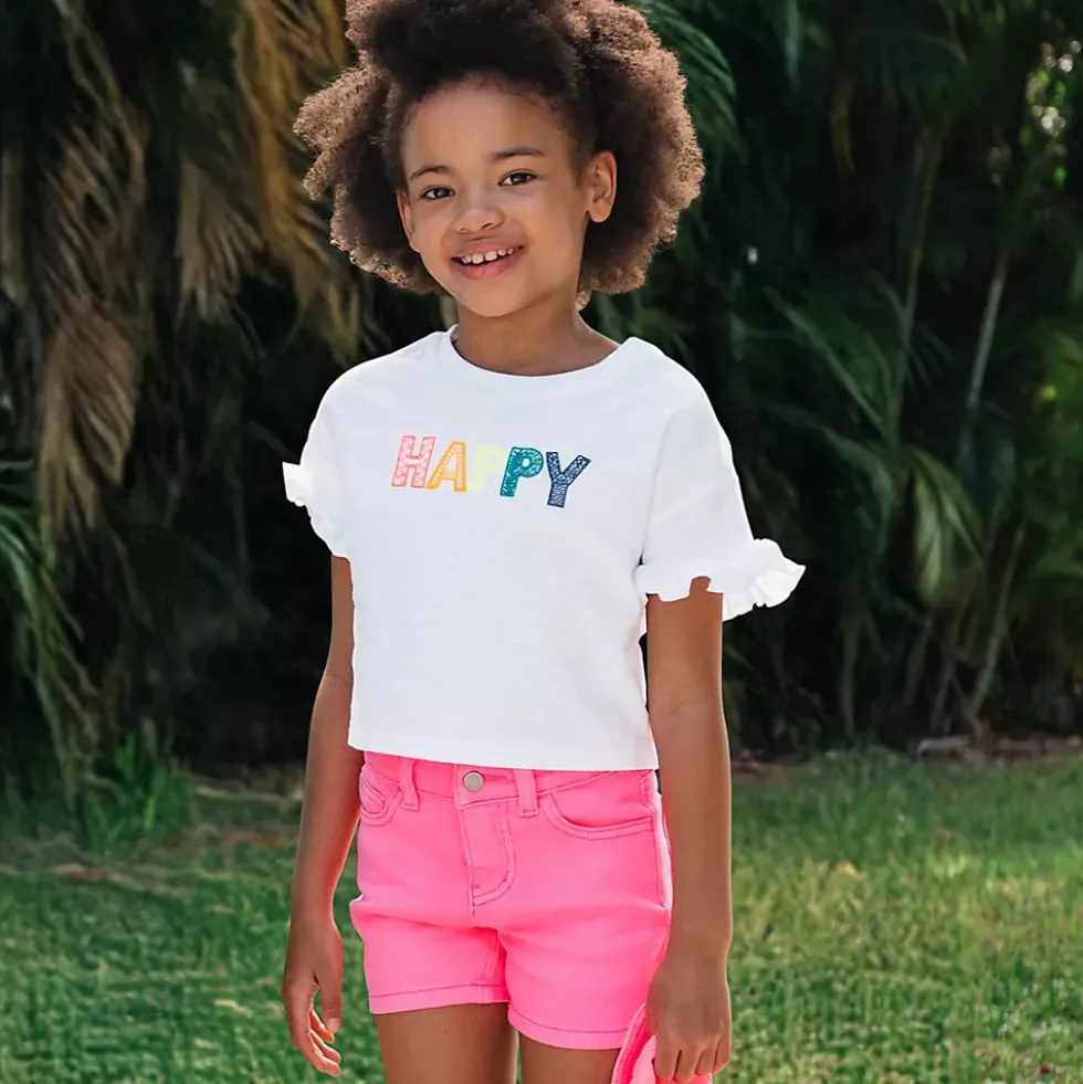 Girls Twill 5 Pocket Shorts