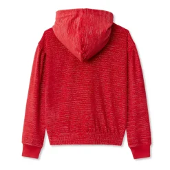 Girls Velour Hoodie Sweatshirt