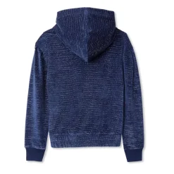 Girls Velour Hoodie Sweatshirt
