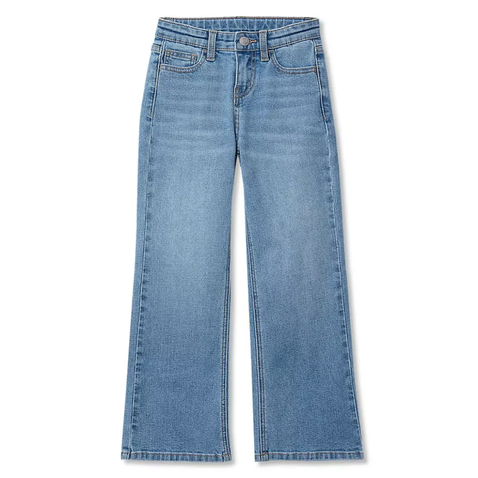 Girls Wide Leg Denim Jeans