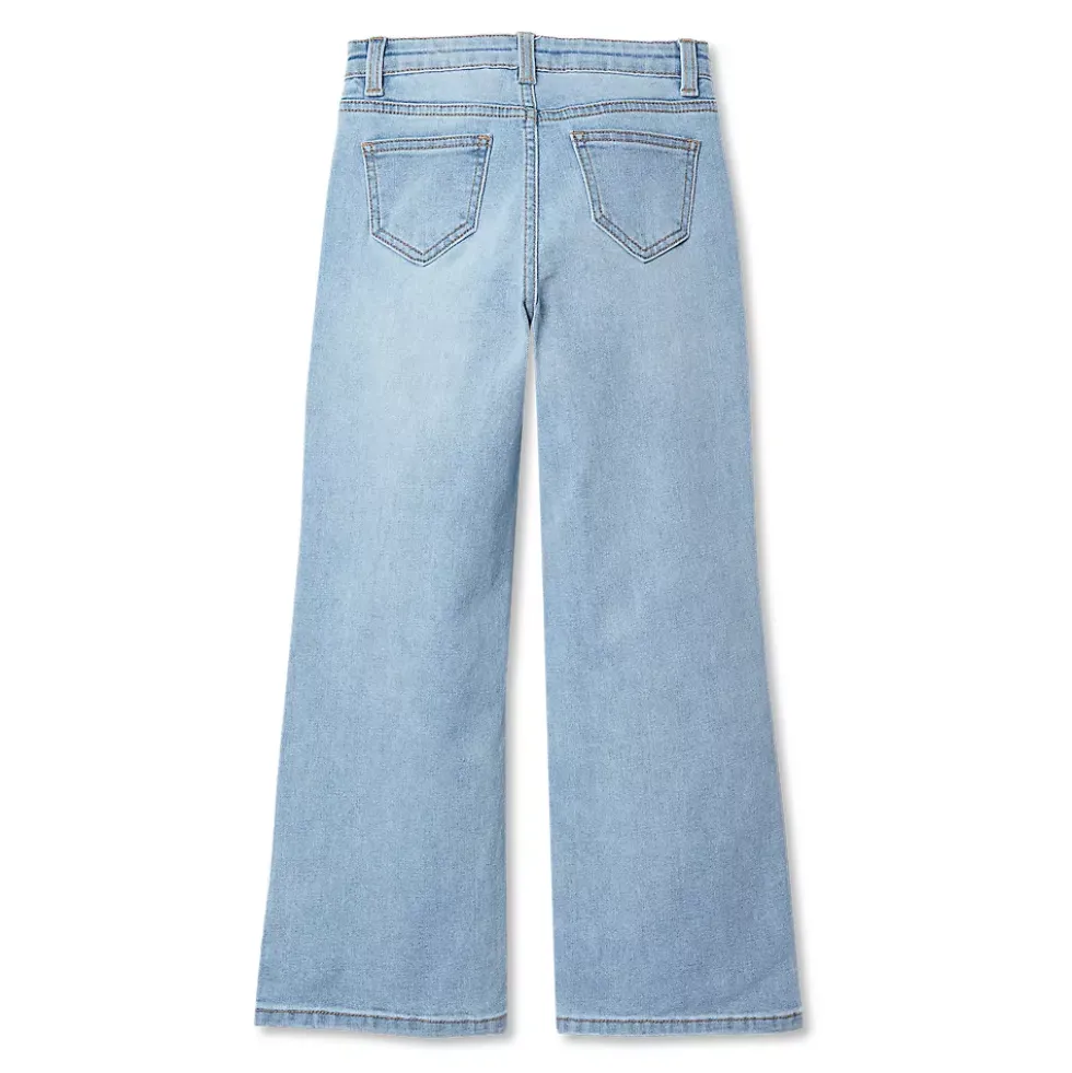 Girls Wide Leg Denim Jeans