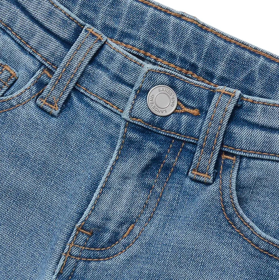 Girls Wide Leg Denim Jeans
