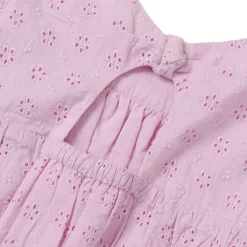 Girls Woven Eyelet Top
