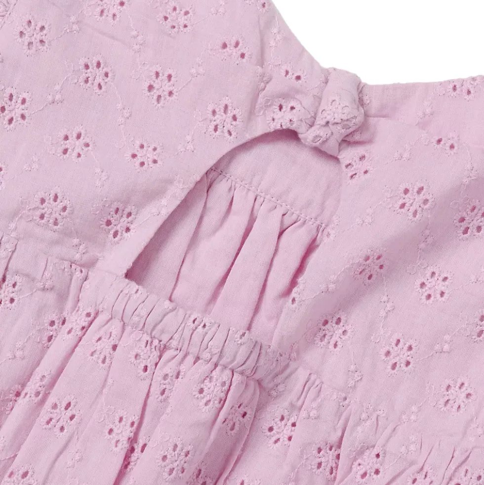 Girls Woven Eyelet Top
