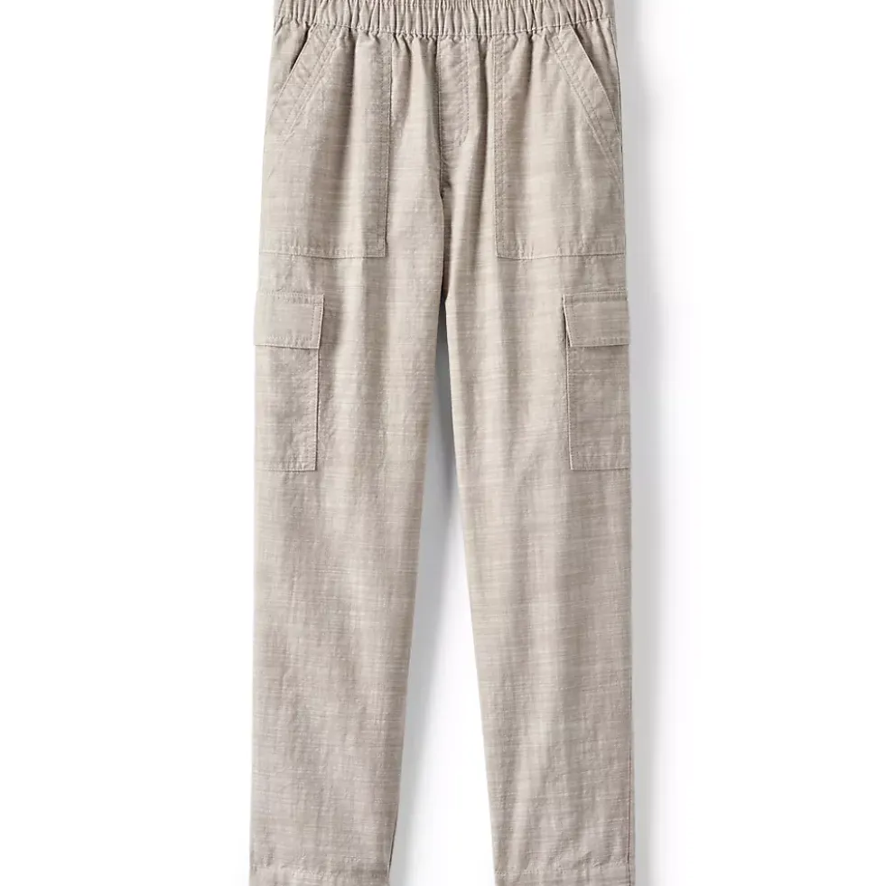 Girls Woven Pull On Utility Cargo Pants