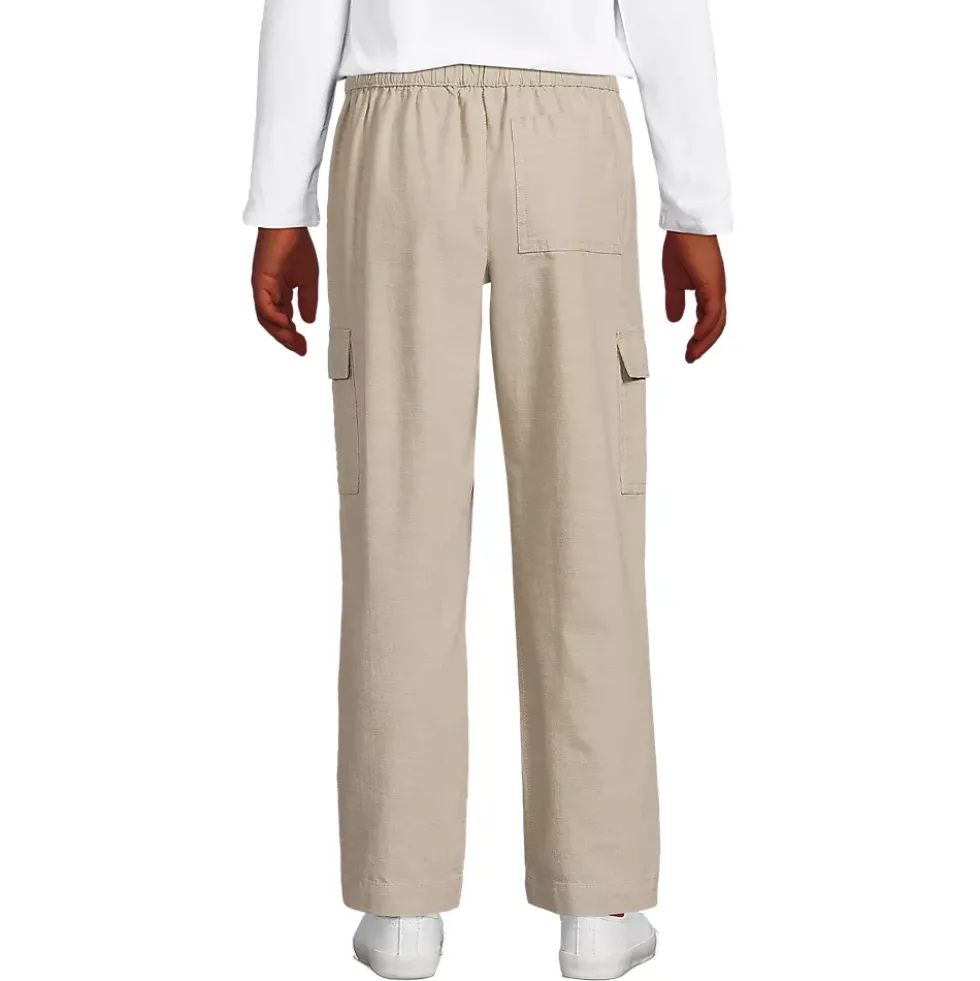Girls Woven Pull On Utility Cargo Pant