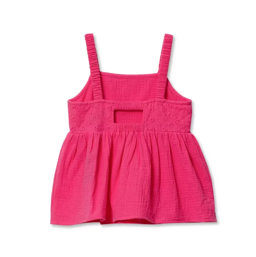 Girls Woven Tank Top