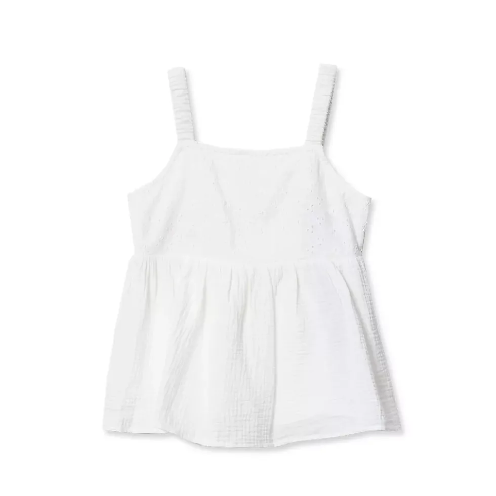 Girls Woven Tank Top