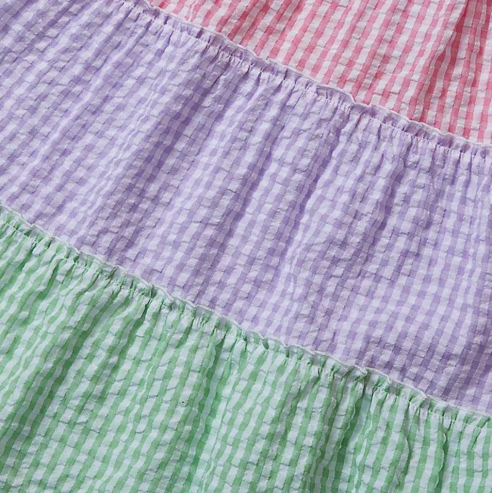 Girls Woven Tiered Dress