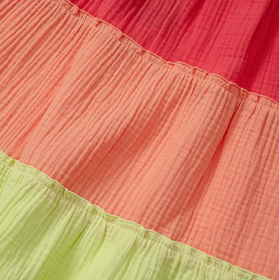 Girls Woven Tiered Dress