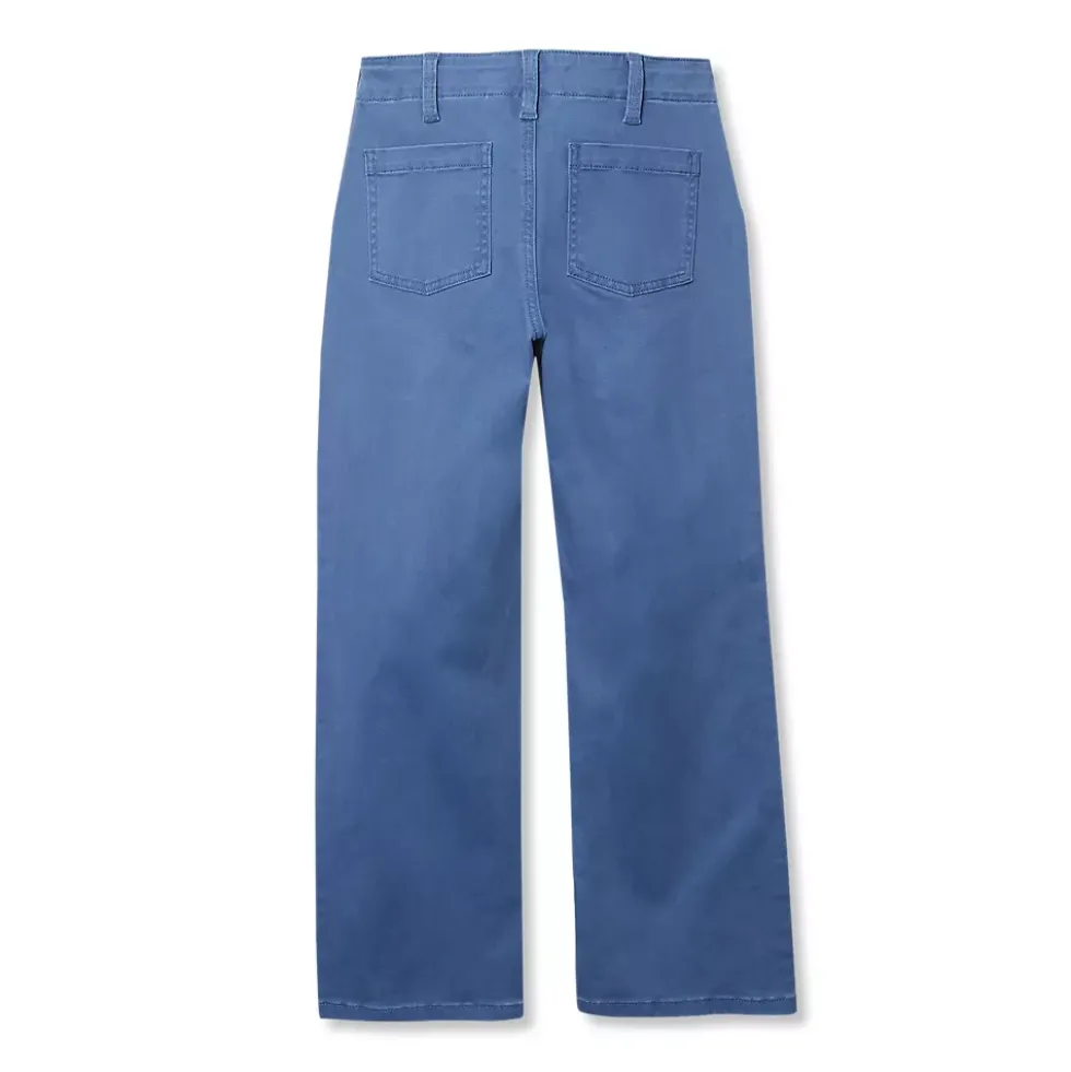 Girls Woven Utility Cargo Pant with Pockets