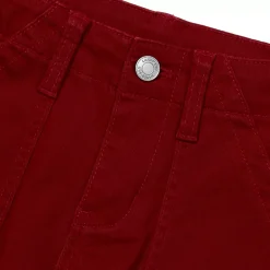 Girls Woven Utility Cargo Pant with Pockets