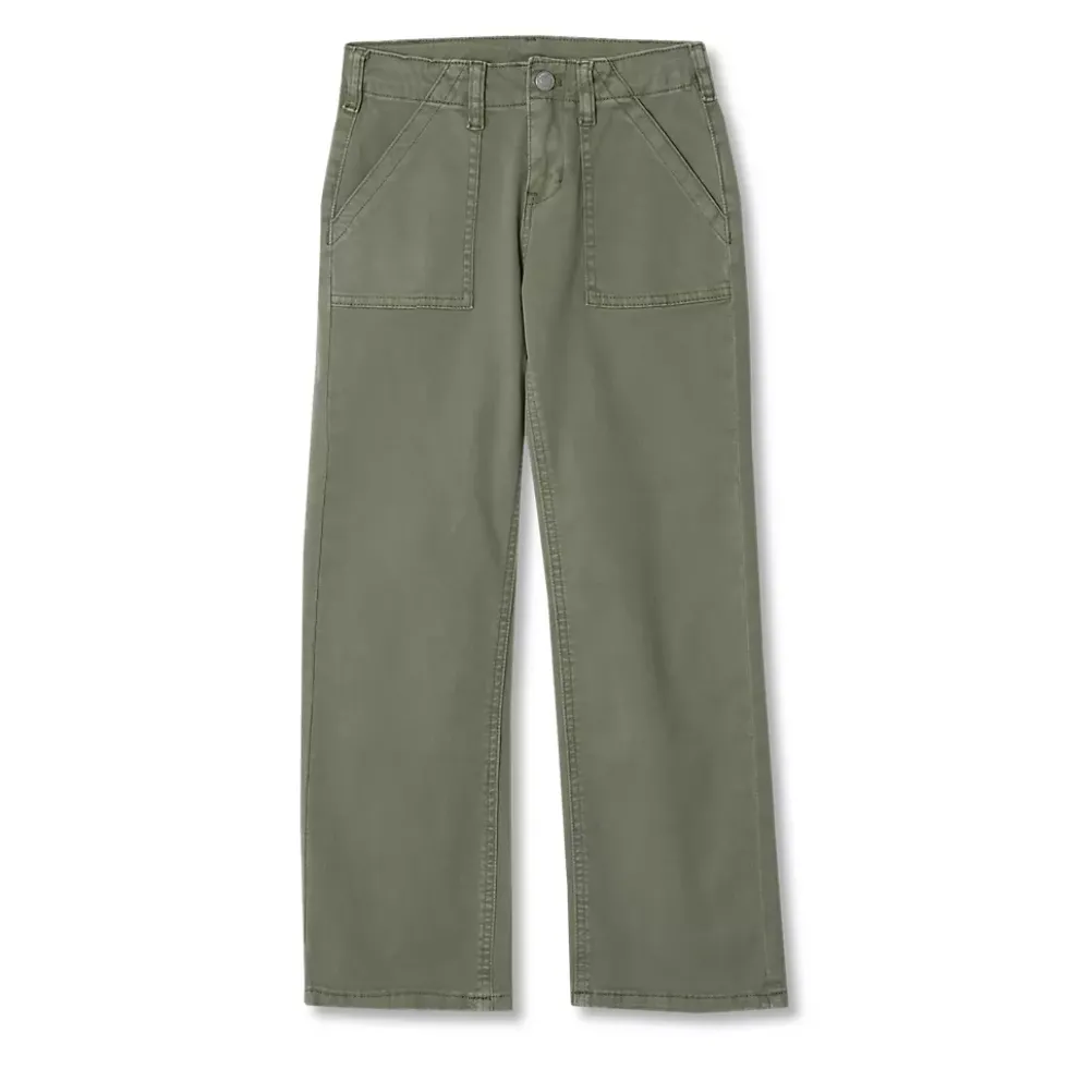 Girls Woven Utility Pants