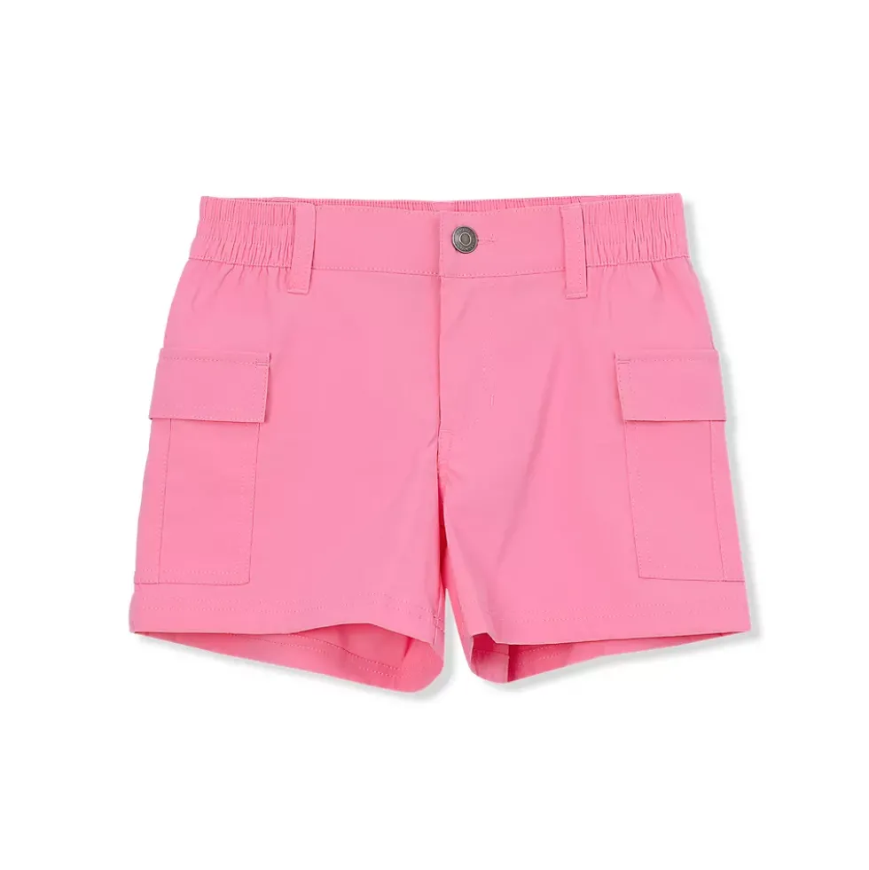 Girls Woven Utility Shorts