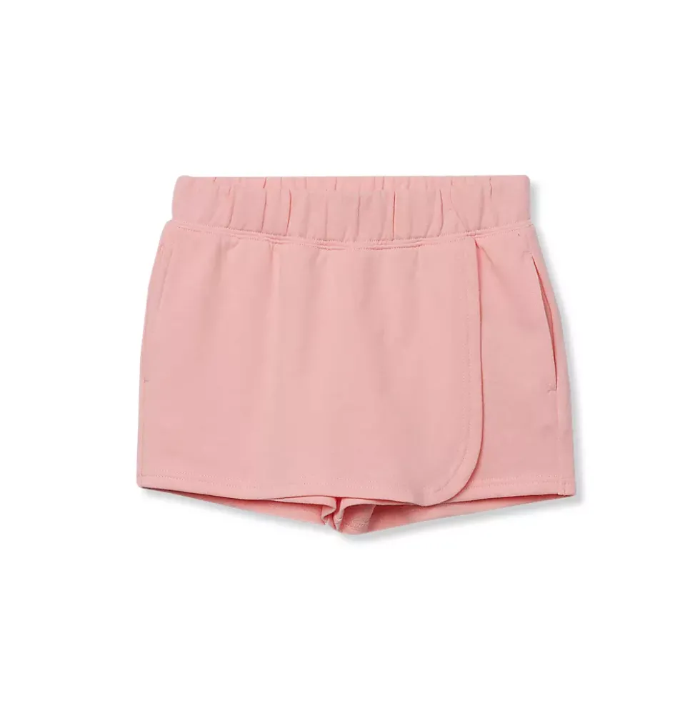 Girls Wrap Front Knit Skort