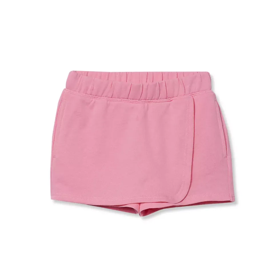 Girls Wrap Front Knit Skort
