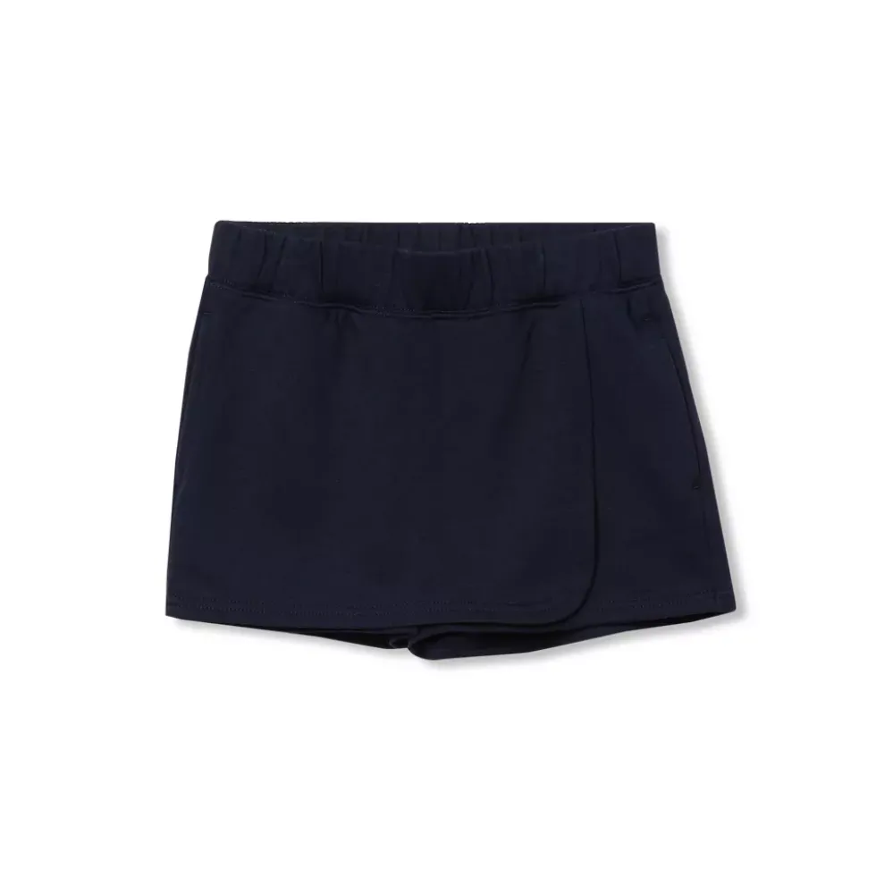 Girls Wrap Front Knit Skort