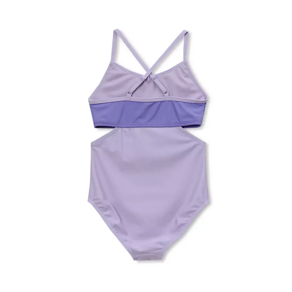 Girls X-Back One Piece Swimsuit