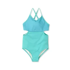 Girls X-Back One Piece Swimsuit
