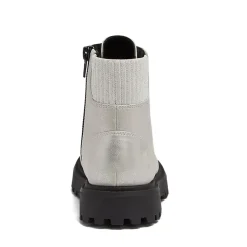 Girls Zip Up Lugged Boots