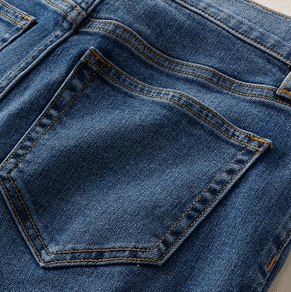 High Rise Wide Leg Denim Jeans