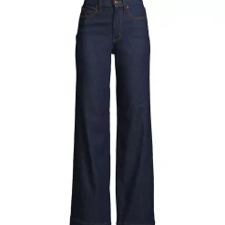 High Rise Wide Leg Denim Jeans