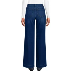 High Rise Wide Leg Denim Jeans